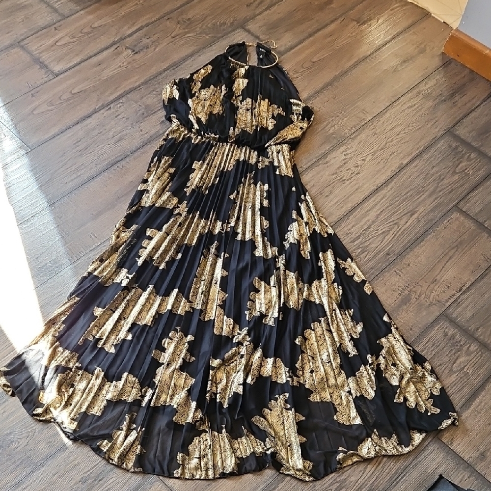 MSK Black One Shoulder Maxi Dress Cocktail
